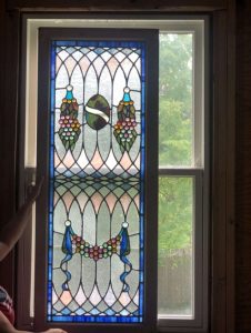 Stain glass window 77 jewels